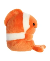 Aurora Mini Comic Clown Fish Rolly Pet Playful Plush Toy Orange 5"