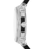 A|X Armani Exchange Men's Quartz Chronograph Gray Polyurethane Watch, 44mm