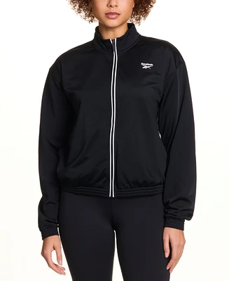 Reebok Women's Tricot Full-Zip Logo Jacket