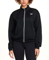Reebok Women's Tricot Full-Zip Logo Jacket
