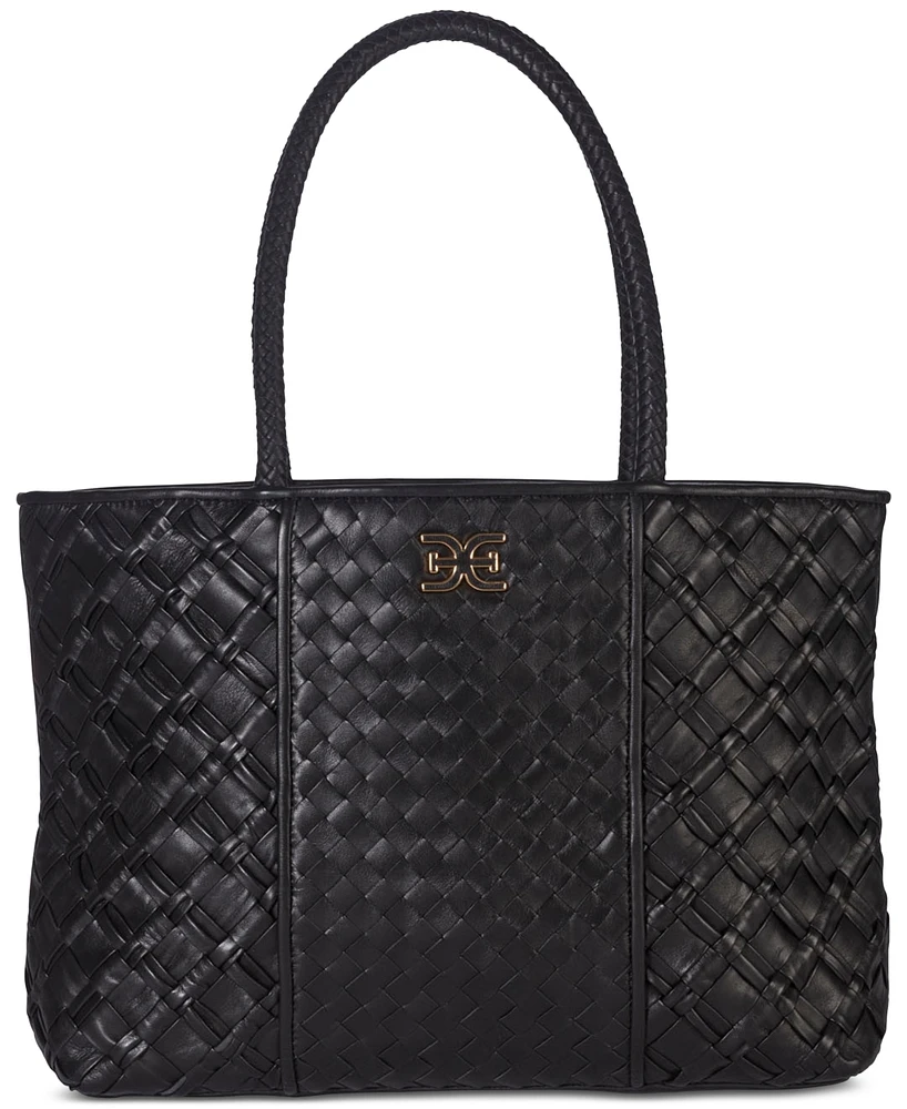 Sam Edelman Evelyn Large Woven Leather Tote