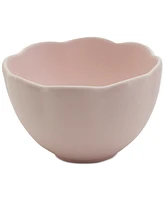 Haven Scalloped Stoneware Tidbit Bowls, Set of 4
