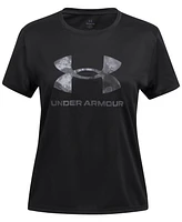 Under Armour Big Girls Ua Tech Logo Crewneck T-Shirt