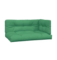 vidaXL Pallet Cushions 3 pcs Green Fabric