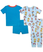 Paw Patrol Toddler Boys 4-Pc. Short-Sleeve Pajama Set