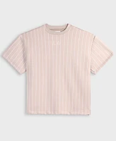Mode of One Men's Oversized-Fit Pinstripe Sweatshirt, Exclusively at Macy's