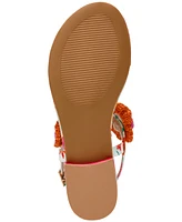 Betsey Johnson Women's Cindii Crochet Thong Slide Sandals