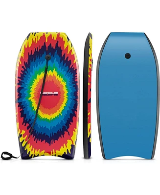 41 Inches Lightweight Body Board Boogie Board with Eps Core Xpe Deck Hdpe Bottom Multicolor3