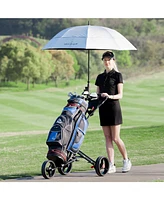 Foldable 3 Wheel Golf Pull Push Cart Trolley