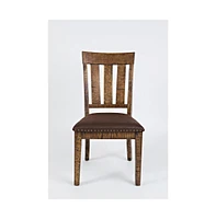 Cannon Valley Distressed Industrial Distressed Wood Dining Chair