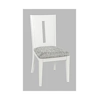 Urban Icon Contemporary Slotback Upholstered Dining Chair (Set of 2)