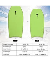 Super Surfing Lightweight Bodyboard with Leash