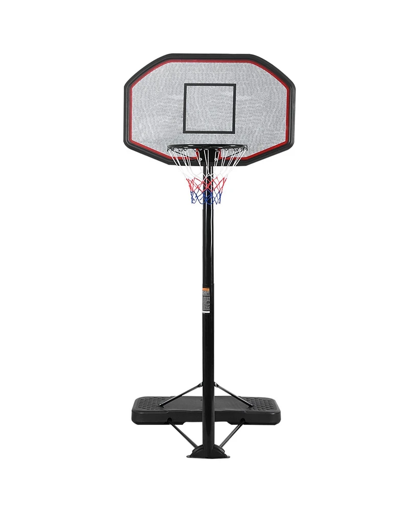 43" Indoor/Outdoor Height Adjustable Basketball Hoop