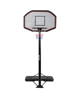 43" Indoor/Outdoor Height Adjustable Basketball Hoop