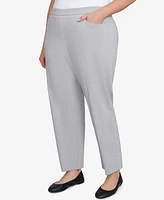 Alfred Dunner Plus Dress Code Comfort Allure Average Length Pants