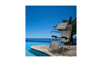 Infinity Zero Gravity Chair with Awning Adjustable Outdoor Lounge Chair for Patio Relaxation