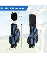 Golf Stand Bag Lightweight and Portable Golf Cart Bag with Shoulder Strap