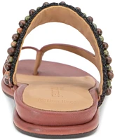 Gentle Souls Women's Lentini Beaded Flat Sandals