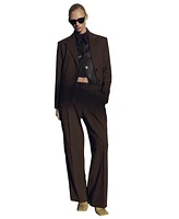 Mango Women's Belt Suit Pants