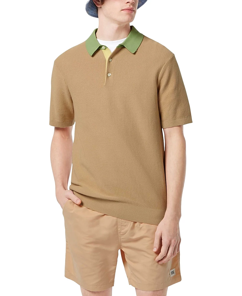 Scotch & Soda Men's Knitted Polo Shirt