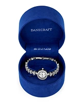 Danecraft Women's Fine Silver-Plated Analog Watch
