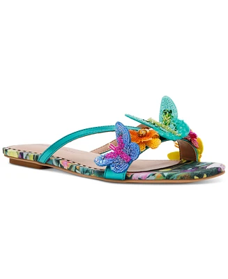 Betsey Johnson Women's Sellena Butterfly Slide Sandals