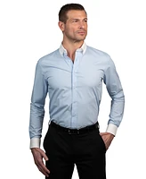 Tayion Collection Men's Slim-Fit Dress Shirt