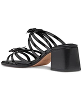 kate spade new york Women's Carolina Bow-Trim Block-Heel Sandals