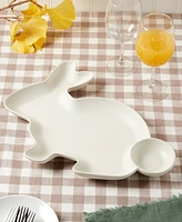 Haven 13.5" Bunny Chip & Dip Tray