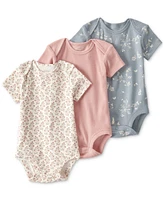 Little Planet by Carter's Baby Girls Organic Cotton 3-Pc. Ribbed Bodysuit Set