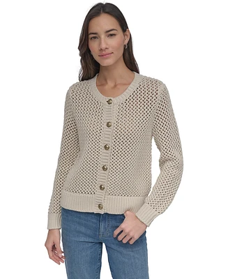 Dkny Jeans Women's Open-Knit Cardigan - D5k