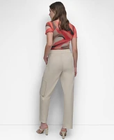 Dkny Women's High-Rise Taffeta Cargo Pants