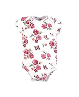 Hudson Baby Girls Cotton Layette Set, Sweet Roses, 9-12 Months