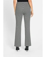 Olsen Women's Mona Fit Slim Pattern Knit Pant