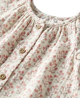 Little Planet by Carter's Baby Girls 2-Pc. Organic Cotton Gauze Floral Top & Shorts Set