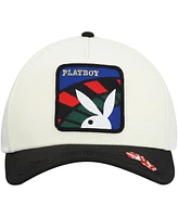 Lids Men's White Playboy Casino A-Frame Adjustable Hat