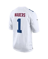 Nike Men's Malik Nabers Tundra White New York Giants Fashion Jersey