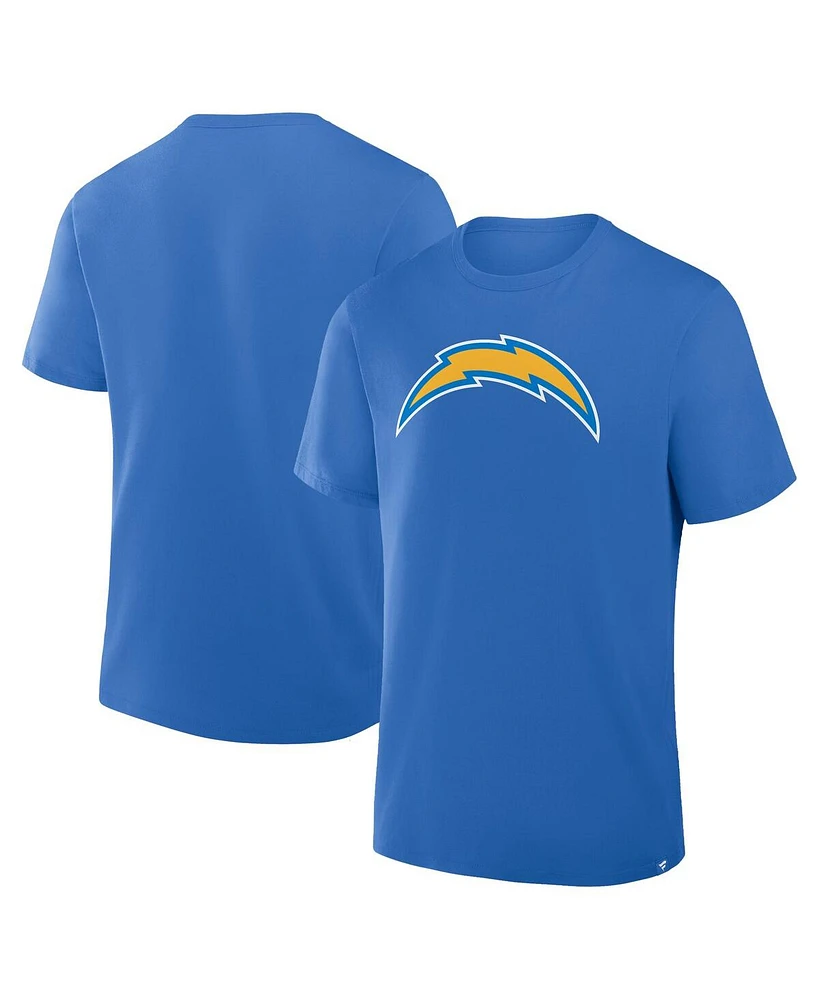 Fanatics Men's Blue Los Angeles Chargers Legacy Cotton T-Shirt