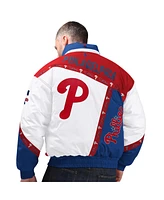 Pro Player Men's Red Philadelphia Phillies Tape Full-Zip Hoodie Jacket