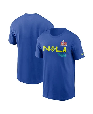 Nike Men's Royal Super Bowl Lix T-Shirt