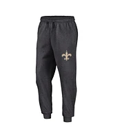 Fanatics Men's Heather Charcoal New Orleans Saints Boost Fleece Joggers