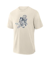 Fanatics Men's Cream Dallas Cowboys Slub T-Shirt