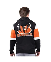 Starter Men's Black Cincinnati Bengals Extreme Full-Zip Hoodie