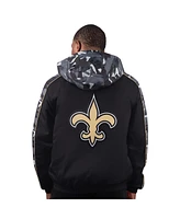 Starter Men's Black New Orleans Saints Thursday Night Gridiron Full-Zip Jacket