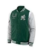 Fanatics Men's Green Miami Hurricanes Elements Elite Full-Snap Jacket