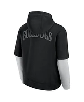 Fanatics Men's Black Georgia Bulldogs Sleek Pullover Hoodie