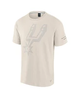 Fanatics Men's Cream San Antonio Spurs Elements Iconic T-Shirt