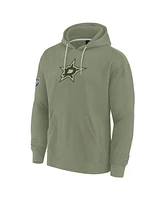 Fanatics Men's Olive Dallas Stars Elements Pace Pullover Hoodie