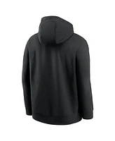 Nike Men's Black Pittsburgh Steelers Rewind Club Logo Pullover Hoodie