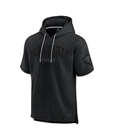 Fanatics Men's and Women's Black Jacksonville Jaguars Elements Ready Short Sleeve Pullover Hoodie